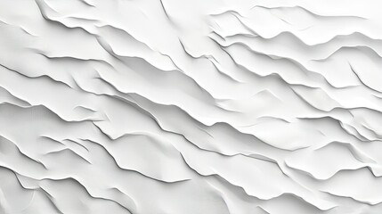 Obraz premium A textured background featuring creased and crumpled white paper, perfect for abstract and minimalistic designs