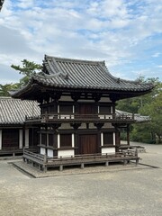 The bell and drum tower in Nara, Japan
