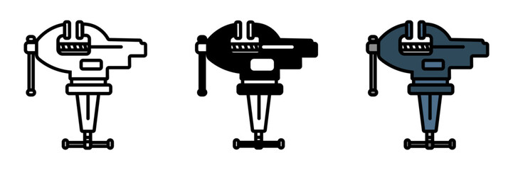 Vice is a workbench-mounted tool for holding materials firmly in place during cutting or shaping.