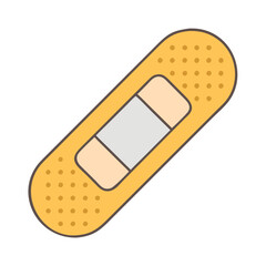 bandage icon, bandage vector illustration-simple illustration of bandage, perfect for bandage logos and icons