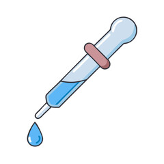 dropper icon, dropper vector illustration-simple illustration of dropper, perfect for dropper logos and icons