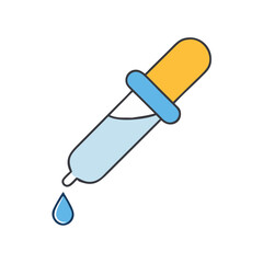 dropper icon, dropper vector illustration-simple illustration of dropper, perfect for dropper logos and icons