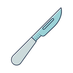 scalpel icon, scalpel vector illustration-simple illustration of scalpel, perfect for scalpel logos and icons