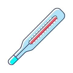 thermometer icon, thermometer vector illustration-simple illustration of thermometer, perfect for thermometer logos and icons