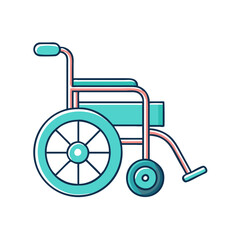 wheelchair icon, wheelchair vector illustration-simple illustration of wheelchair, perfect for wheelchair logos and icons