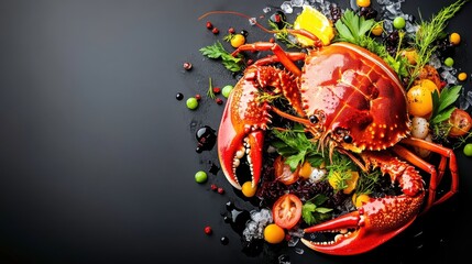 Seasonal Crab Dishes with Minimalist Garnishes