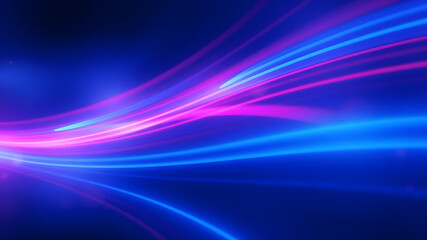 Fototapeta premium Abstract blue purple iridescent multi colored energy magical bright glowing liquid plasma background. Generative AI