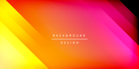 Bright lines background. Gradient geometric template wallpaper