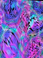  Pink Dreamscape Distortion. Abstract background