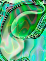 Emerald Dream. Blurred abstract background