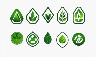 Obraz premium Energy efficiency rating labels promoting low consumption and efficient products to reduce carbon footprint. Lower CO2 emissions with efficient home and appliances. Green eco-friendly, Generative AI