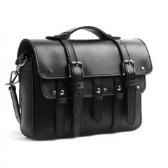 Explore Premium Sling Bag Modern Design Fashion Accessories Studio Setting Close-Up View Calfskin Leather on White Background