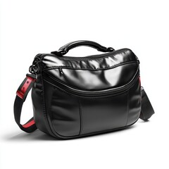 Naklejka premium Urban Style Chest Bag on White Background Fashion Accessory Modern Design Streetwear Aesthetic
