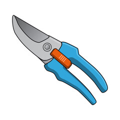 secateurs vector illustration
