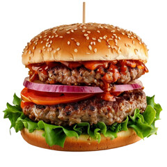 hamburger isolated