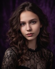 Fototapeta premium Glamorous Look with Velvet and Lace