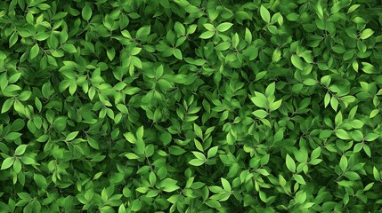 Seamless texture of lush green hedges, Garden background, top view