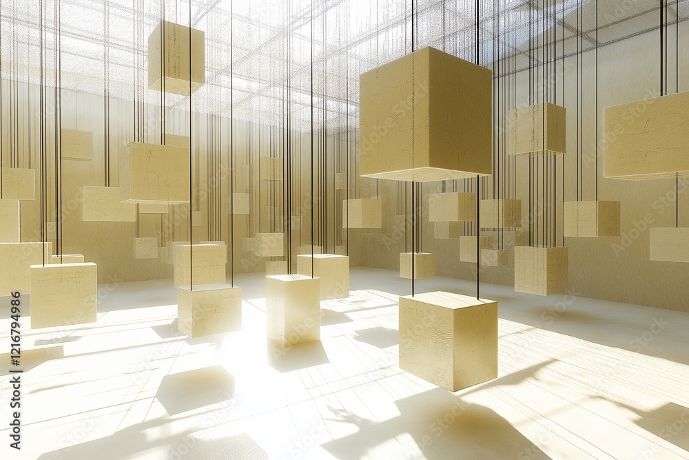 Aufkleber Environments that challenge perception and gravity.