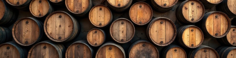 Stacked bourbon barrel staves, vertical wall feature , wood grain, interior design