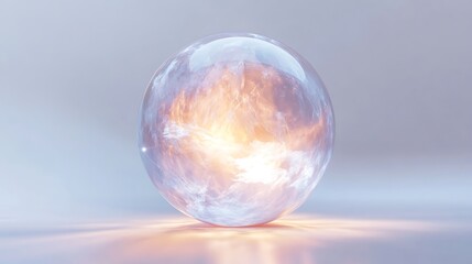 Energy industry sphere on white background industrial concept abstract content modern environment