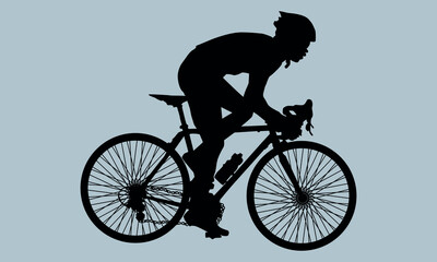bicycle icon, bicycle vector silhouette illustration  cut out, illustration, bicycle, vector, icon symbol, in silhouette, icon set, lifestyles, healthy lifestyle, symbol, exercising, running, swimming