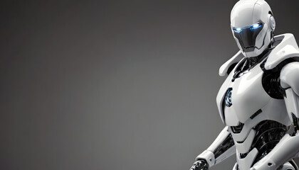 Fototapeta premium Advanced Humanoid Robot 