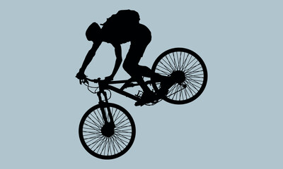 bicycle icon, bicycle vector silhouette illustration  cut out, illustration, bicycle, vector, icon symbol, in silhouette, icon set, lifestyles, healthy lifestyle, symbol, exercising, running, swimming