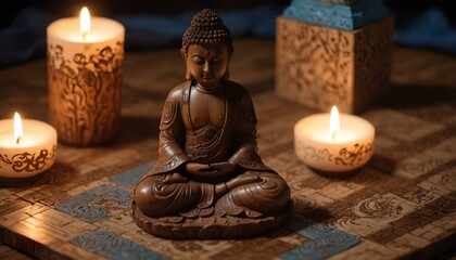 A photo of a handcarved wood