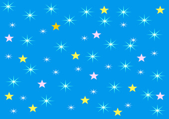 seamless background with stars