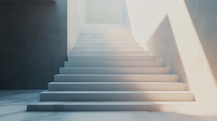 Sunlit Modern Staircase Interior Design