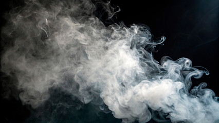Obraz premium smoke on black background