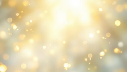 Beautiful golden bokeh background with soft light effects and a dreamy atmosphere.