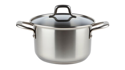 Elegant Stainless Steel Cooking Pot with Lid for Modern Home Chefs and Everyday Cooking Tools