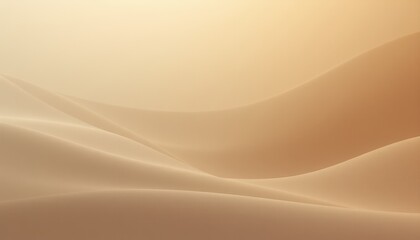 Minimalist abstract golden dunes in soft beige tones.