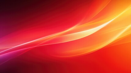 Vibrant red and orange abstract light trails for dynamic background design