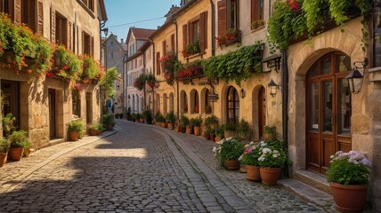 Obraz premium street in the old town
