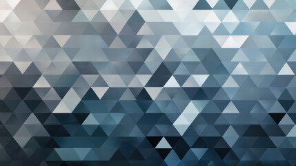Obraz premium Abstract geometric background with clean triangular patterns, shades of gray and light blue, creating a professional and futuristic design for business presentations