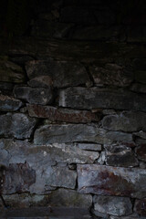 Texture of an Ancient Stone Wall