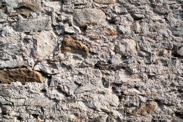 Ancient Wall Texture with Concrete and Stones