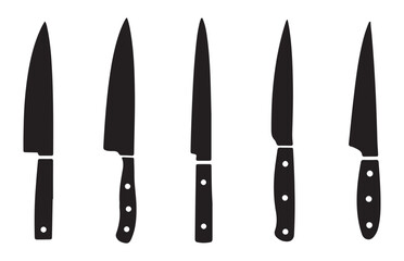 Food, plate, fork, knife, spoon, cutlery icon set. Black simple illustration for dinner, eating food, cafe, restaurant. Illustration EPS 10