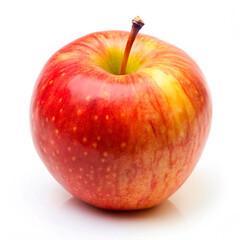 red apple isolated on white