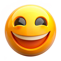 Fototapeta premium 3d smiley face with smile