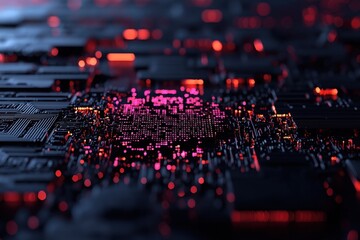 Fototapeta premium Cybersecurity strategies artificial intelligence for risk management