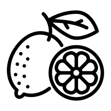 recommend clip art: Lemon Fruit Icon