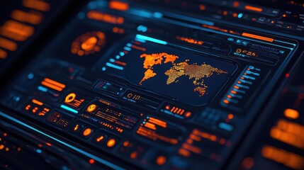 Obraz premium Enhancing cybersecurity with ai risk management interfaces