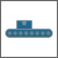 Conveyor Belt Icon Design