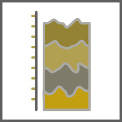 Core Sample Icon Design