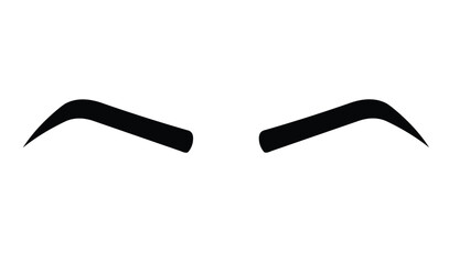 Eyebrows vector .