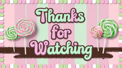 Pastel pink and mint stripes with candythemed design