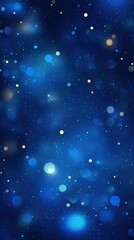 Obraz premium Sapphire blue glitter with bokeh lights on royal blue background